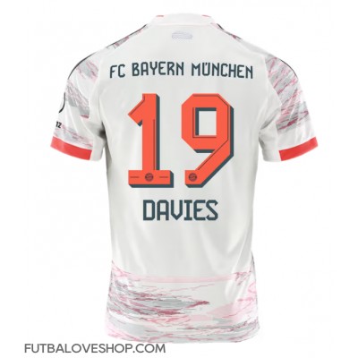 Dres Bayern Munich Alphonso Davies #19 Preč 2025-26 Krátky Rukáv Dres Bayern Munich Alphonso Davies #19 Preč 2025-26 Krátky Rukáv
